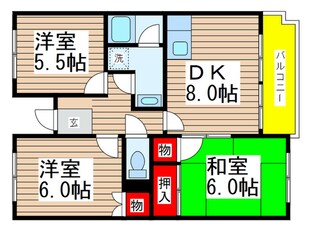 ライフタウン北本町の物件間取画像